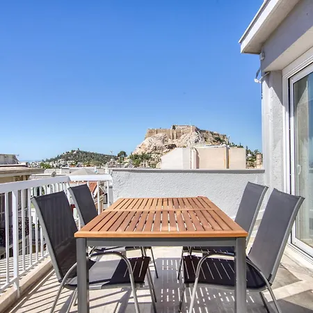 Avgi - Premium Acropolis View - Family Bedroom דירה